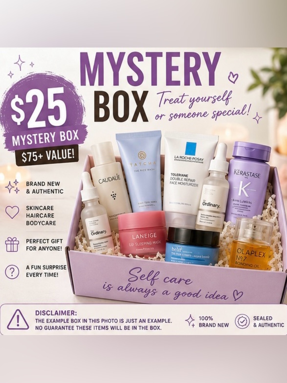 Deluxe Mystery Self-Care Skincare Box